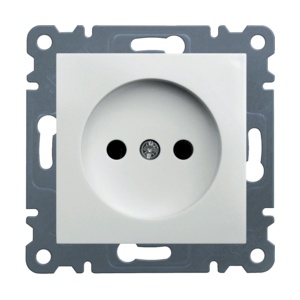 WL1010 - lumina - Tomada 2P, branco HAGER EAN:8694407000453