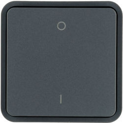 WNT932 - Llave 1x Cubyko Knx, 0 e 1, gris HAGER Ean:3250617178761