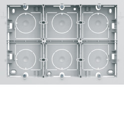 WXA686B - gallery Caixa ap. superf. 2x8M, branca HAGER EAN:3250617190510