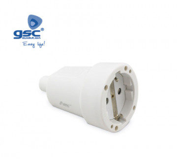 000200199 - 8436021941992Antennensockel mit geradem Kabeleingang, 4,8 mm, Weiß