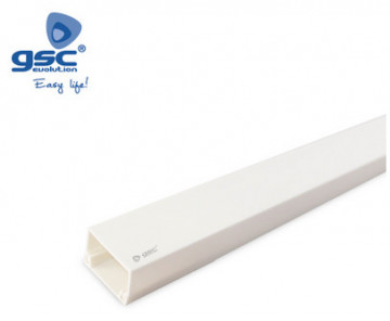 000300615 - 8436039206151mini Electric rail White Adhesive 2m 16x25mm
