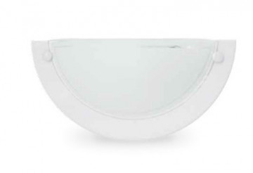000701937 - 8433373019379APLIQUE WHITE SEMICIRCULAR E27 20W (60W)