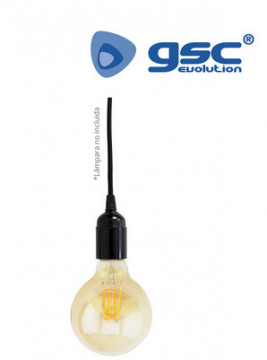 000704712 - 8433373047129 Luminary Anhörung Beirute E27 1m Schwarz