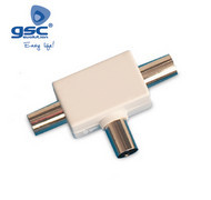 002600906 - 8436021949066Distribuador Cross TV 1 woman to 2 men white