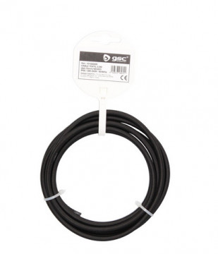 101025009 - 8433373069701Textilkabel 2,5M (2x0,75mm) Schwarz
