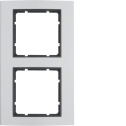 10123004 - B.3 - Tabelle X2, Aluminium/Anthrazit -Hager EAN: 4011334220169