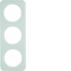 10132109 - R.1 - marco x3, Vaso/blanco HAGER Ean:4011334392682