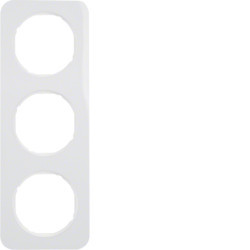 10132189 - R.1 - marco x3, blanco HAGER Ean:4011334392781