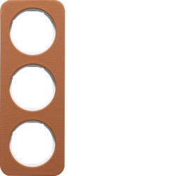 10132369 - R.1 - quadro x3, Pele natural/branco HAGER EAN:4011334413004