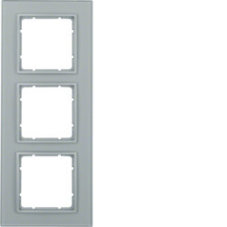 10136414 - B.7 - quadro x3, Vidro alumínio HAGER EAN:4011334303978