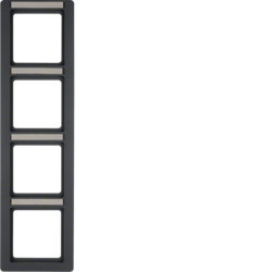 10146016 - Q.1 - quadro x4 p.-etiq. vert., antrac HAGER EAN:4011334379256