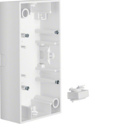 10429909 - S.1/Q.3 - caja superficie x2, blanco mt HAGER Ean:4011334230625