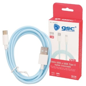 105515013 - Câble USB pour type USB en nylon tressé 1,5 m