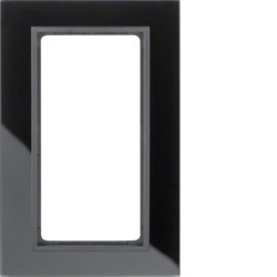 13096616 - B.7 - Largo Board, Black Glass Hager Ean: 4011334304036