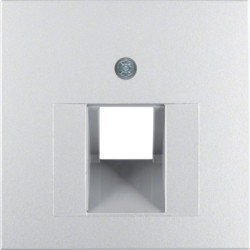 14071404 - S.1/B.X - SIMPLE RJ45 Mirror, Alum MT HAGER EAN: 4011334222118