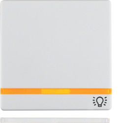 16216079 - Q.x - tecla c/visor simb.lâmp, branc HAGER EAN:4011334317500