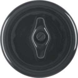 16476500 - 1930 - centro+llave putrefacción Porzellan, negro HAGER Ean:4011334506911