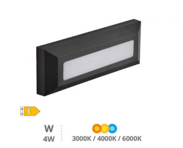 200205067 - 843373064775APLICE LED -Serie Kuito 4W 3000 - 4000 - 6000K IP65 Grau Anthrazit