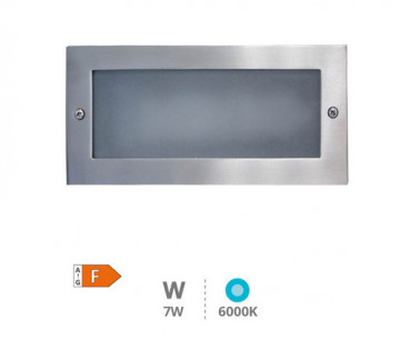 200205072 - 843373069404APLIQUE Mur incrusté LED 5W Nickel Satin