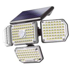 200210037 – LED-Solar-Seitenwandleuchte mit Bewegungs- und Dämmerungssensor, 4 W, 6500 K