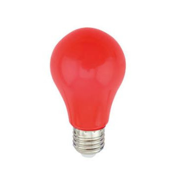 200605010- LED LED DÉCORATIVE LED A60 1W E27 Rouge