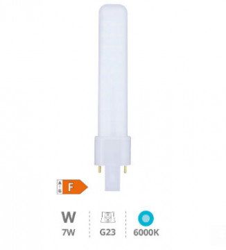200630015 - 8433373063747Lâmpada LED PL 7W G23 6000K