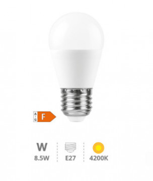 200690046 - 8433373056961Sphärische LED-Lampe 8,5W E27 4200K