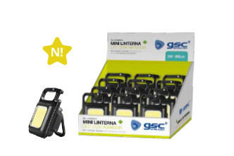 201825012 - 8433373067400Mini flash LED con abrelatas 350lm - caja 12u Expectación