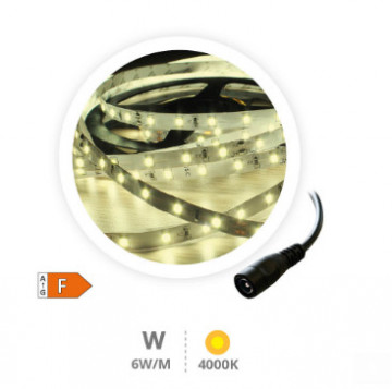 204030015 - 8433373064287 Tape à LED 5m 6W / m 4000-4500K IP44 24V
