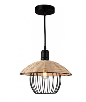 204400019 - 84333373060272 Anhänger Lummy Fundi Serie E27 Ø300mm schwarz
