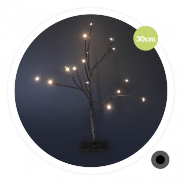 204690141 - 8433373074415 DECORATIVE LED COURSES 30CM 2XAA BLACK