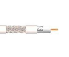 212704 -8424450137635 Televis -Coaxial Cable CXT -1 PVC IT -ECA -Klasse bei 17VATC, Ø 1,00/4,7/6,7 mm Weiß