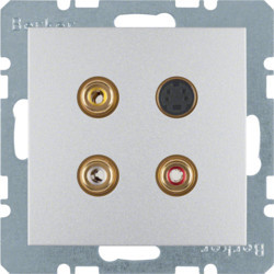 3315321404 - S.1/B.X - 3xRCA Take+S -Video, Alum Mt Hager EAN: 401133330042