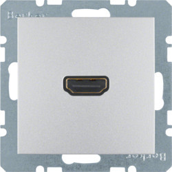 3315431404 - S.1/B.x - tomada HDMI ficha 90º, alum mt HAGER EAN:4011334330646