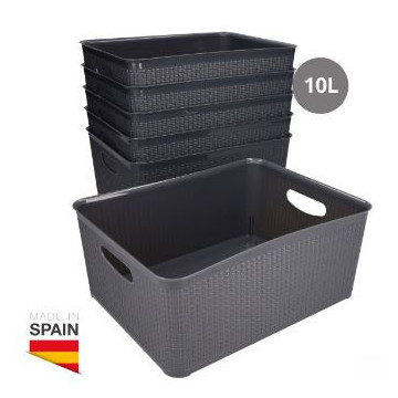 402030005- Multipurpose Organizer Basket 10L 6 Units