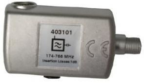 403101 -8424450154564 Televes -lte Filter Durchschnittliche Abstoßung (MR) "F" 470 ... 774 MHz UHF (C21-58) Innenraum