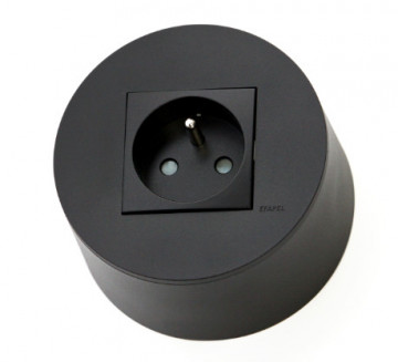 43996 APM CAIXA SALIENTE P/ SÉRIE SIZA PRETO MATE 5603011640064