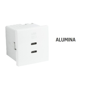 45382 SAL CARREGADOR DUPLO USB TIPO C – 2 Emocionante ALUMINA 5603011647759