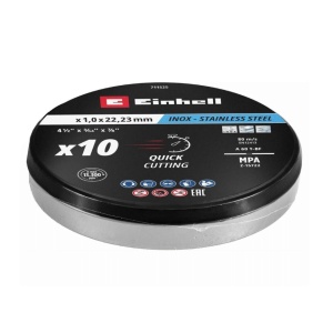 49711525 - PACK 10 DISCOS 115X1MM EINHELL
