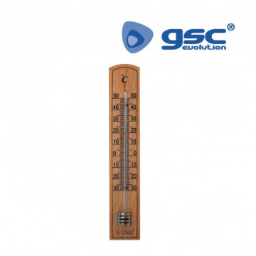 502065002 - 8433373007628Termômetro analógico de madera Celsius