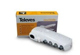 545701 - Televes Vivienda Innenverstärker 2S+TV+DC bis CEI GAMA MATV -Anschlüsse (47-862 MHz) (BL)