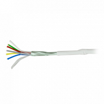 6 Conductors - Flexible Electrolytic Covers - Aluminum Vision Polyester+CUSN Drainage - 100 meter coil - CPR CCA -1SB Certificate, A1, D2 - Minimum Loss