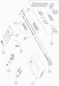 6TP903C - Kit de couvercle en plastique pour TOP903H