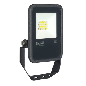 86156 - FL LED 10W NERO IP65 3K