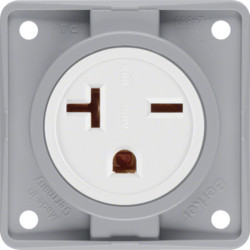 862542507 - Integro - NEMA TAKE 6-20R, GRAY HAGER EAN: 4011334351177