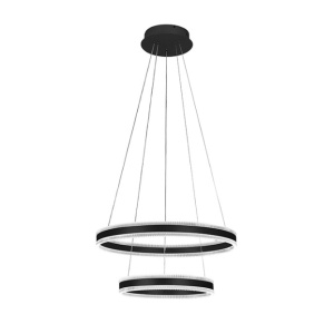8683684248436 - SAMIRA-176 3CCT BLACK 176+88W 175-265V LED SUSPENSA