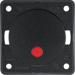 937522510 - Intersecarse - bipolar c/visual.e lámpara, negro HAGER Ean:4011334336211