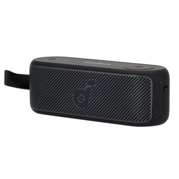 Alto portátil Sonido by Anker - 2 diafragmas estéreo - Sonido de 20W - 12 Horas de reproducción - Frecuencia do sonido 50Hz～40 Khz - Impermeable IPX7 | Color negro