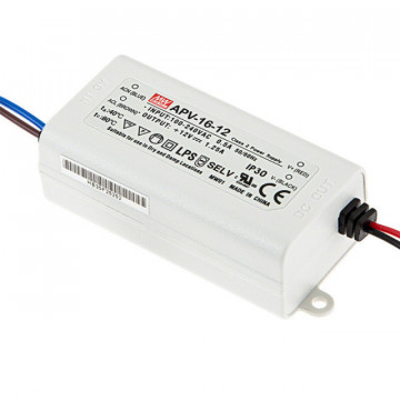 APV 201153.116 - Mittelwert 12VDC 16W IP42 1un Nahrungsquelle 1un
