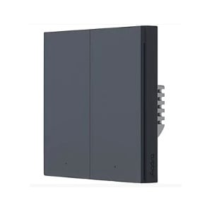 Aqaraws -Euk02 -G - Double Smart Zigbee Switch from H1 (No Neutral) - Gray